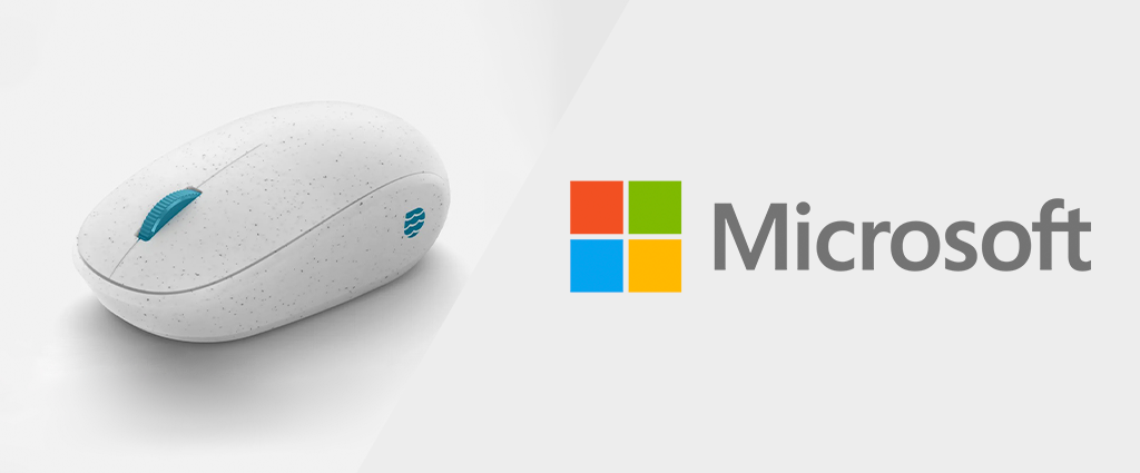 Microsoft cria mouse com plásticos encontrados no oceano